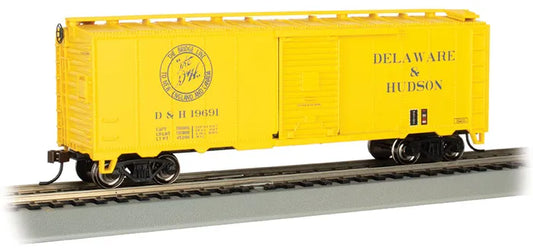 BACHMANN DELAWARE & HUDSON #19691 40FT BOXCAR. HO SCALE