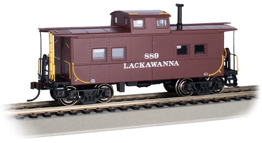 BACHMANN LACKAWANNA #889 NE STYLE STEELCUPOLA CABOOSE. HO SCALE