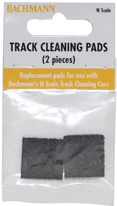 BACHMANN N SCALE TRACK CLEANING PADS (2)FITS 50FT PLUG DOOR BOXCAR