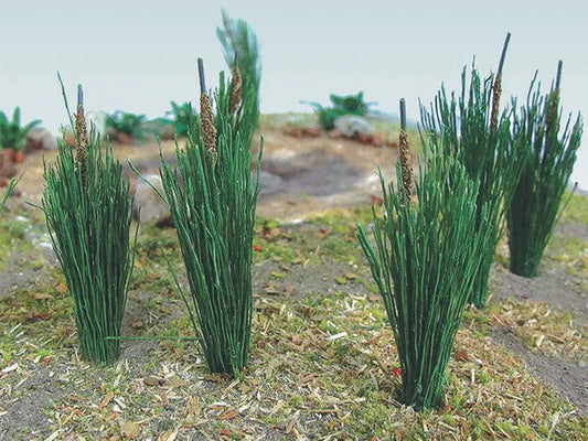 BACHMANN 3/4" CATTAILS, 24PC PACK. HO SCALE