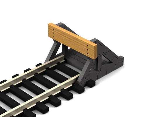 BACHMANN BUFFER STOPS (2/PK), FITS MOSTO TRACK, WOODEN PLATES