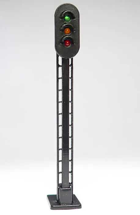 BACHMANN THREE-COLOR LIGHTED BLOCK SIGNAL, HO SCALE