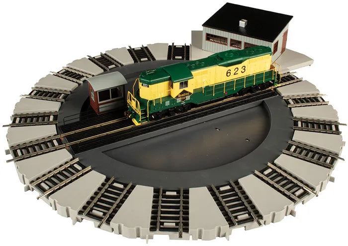 BACHMANN DCC-EQUIPPED TURNTABLE, E-Z TRACK, HO SCALE