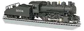 BACHMANN SANTA FE #2034, USRA 0-6-0 LOCO& SLOPE TENDER, HO SCALE