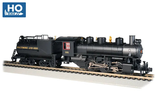 BACHMANN BALTIMORE & OHIO USRA 0-6-0 LOCO W/SMK & VANDERBILT TENDER, HO SCALE