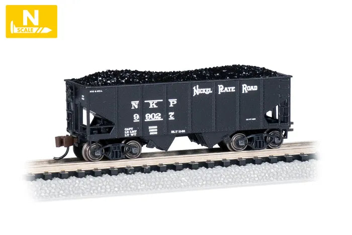 BACHMANN NICKEL PLATE ROAD #99027 USRA 55T O/SIDE BRACED 2-BAY HOPPER N SCALE