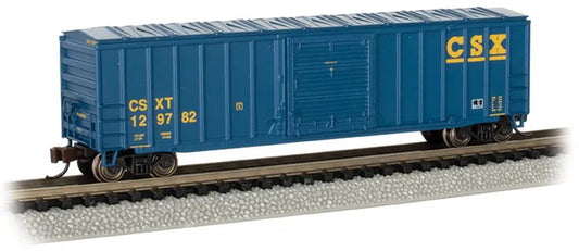 BACHMANN CSX #129782 ACF 50.5FT O/S BRACED SLIDING DOOR BOXCAR. N SCALE