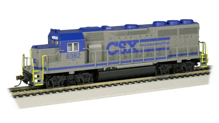 BACHMANN CSX #6382 (CSX TRANSPORTATION)EMD GP40 LOCO W/DCC/SOUND, HO SCALE