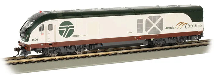 BACHMANN AMTRAK CASCADES (WSDOT) #1400 SIEMENS SC-44 CHGR DCC/SOUND HO SCALE