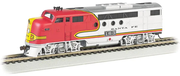 Bachmann, Santa Fe (War Bonnet) #163 EMDFT-A Loco w/DCC/Sound, HO
Click to Enlarge
BACHMANN, SANTA FE (WAR BONNET) #163 EMDFT-A LOCO W/DCC/SOUND, HO SCALE