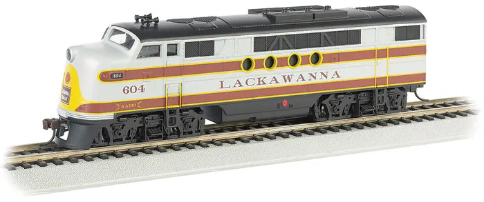 BACHMANN LACKAWANNA #604 EMD FT-A LOCO W/DCC/SOUND, HO SCALE