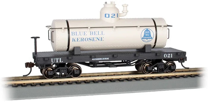 BACHMANN BLUE BELL KEROSENE #021 OLD TIME TANK CAR, HO SCALE