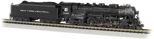 BACHMANN NY CENTRAL #5405 4-6-4 HUDSON LOCO W/DCC/GOTHIC LETTERING. N SCALE
