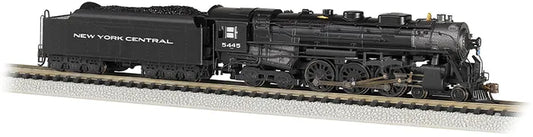 BACHMANN NY CENTRAL #5445 4-6-4 HUDSON LOCO W/GOTHIC LETTERING/DCC. N SCALE