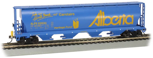 BACHMANN ALBERTA #628311 CARSTAIRS 4 BAYCYL. GRAIN HOPPER W/FRED, HO SCALE