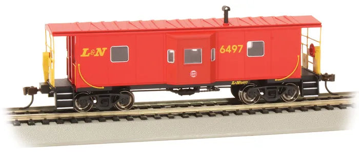 BACHMANN L&N #6497 BAY WINDOW CABOOSE, HO SCALE