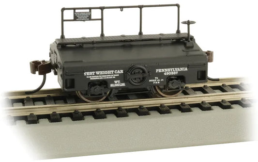 BACHMANN PENNSYLVANIA RR #490387 TEST WEIGHT CAR, HO SCALE