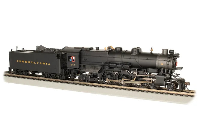 BACHMANN PENN. RR #612 K4 4-6-2 PACIFICLOCO POST WAR MODERN PILOT HO SCALE