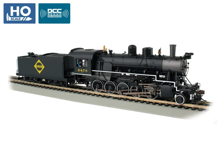 BACHMANN ERIE #2478 BALDWIN 2-10-0 RUSSIAN DECAPOD W/DCC/SOUND, HO SCALE