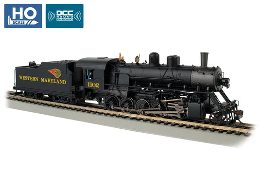 BACHMANN PAINTED UNLETTERED BLACK BALDWIN 2-10-0 RUSS./DECAPD W/DCC HO SCALE