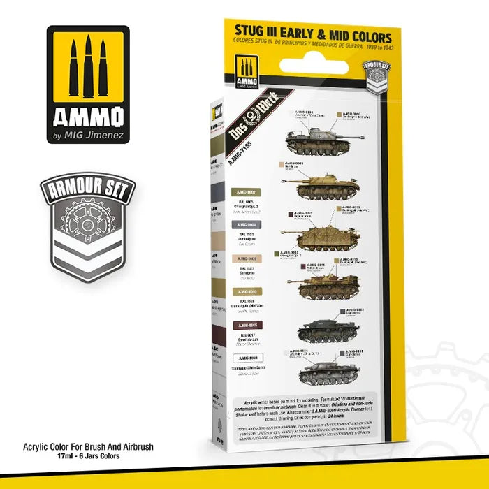 Ammo Paint, Stug III Early & Mid ColoursSet