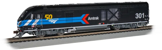 BACHMANN AMTRAK 50TH ANNIVERSARY #301 ALC-42 CHARGER W/DCC/SOUND, HO SCALE