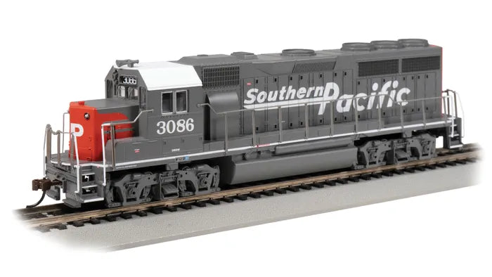 BACHMANN SOUTHERN PACIFIC #3086 EMD GP40LOCO W/SPEED LETTERING/DCC HO SCALE