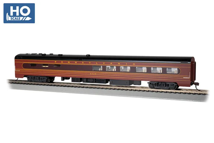 BACHMANN PRR #4420 FLEET OF MODERNISM 85FT SMOOTH SIDE DINING CAR, HO SCALE