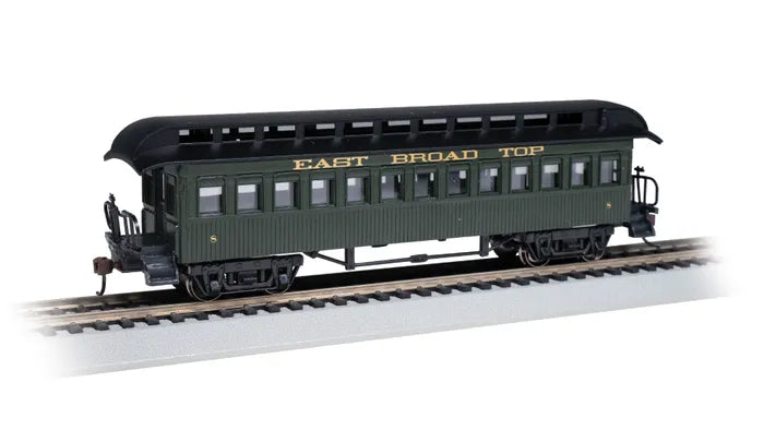 BACHMANN EAST BROAD TOP OLD TIME PASSENGER COACH. HO SCALE