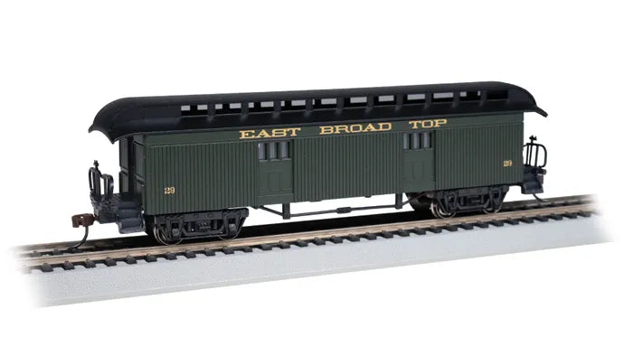 BACHMANN EAST BROAD TOP #29 1860-80S ERABAGGAGE CAR. HO SCALE