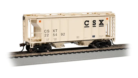 BACHMANN CSX #225492 PS-2 COVERED HOPPER HO SCALE