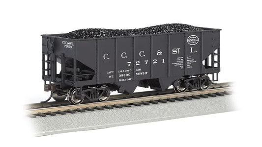 BACHMANN NY CENTRAL #72721 USRA 55 TON OUTSIDE BRACED HOPPER+ LOAD. HO SCALE