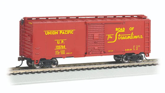 BACHMANN UNION PACIFIC #125764 STEAM ERA40FT BOXCAR. HO SCALE