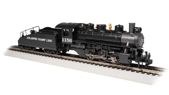 BACHMANN ATLANTIC COAST LINE USRA 0-6-0LOCO W/SMOKE & SLOPE TENDER HO SCALE