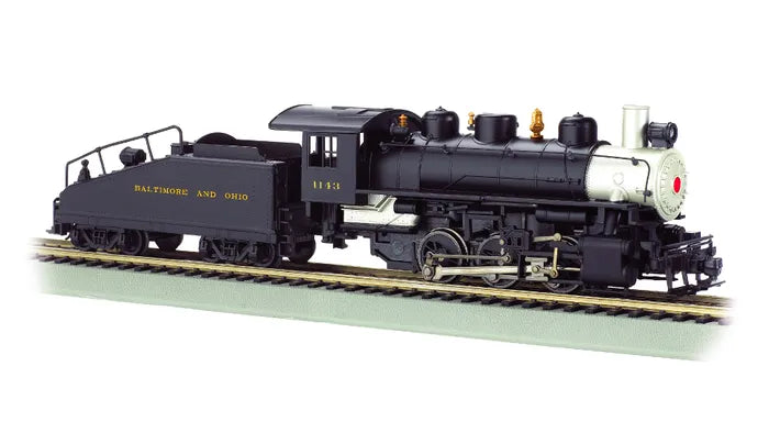 BACHMANN BALTIMORE & OHIO USRA 0-6-0 LOCO W/SMOKE & SLOPE TENDER, HO SCALE