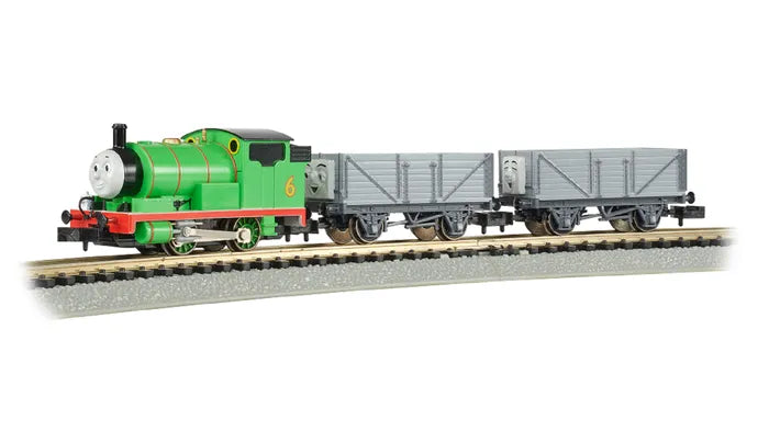 BACHMANN PERCY AND THE TROUBLESOME TRUCKS TRAIN SET. N SCALE