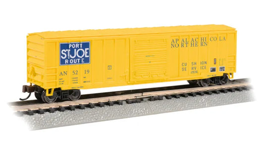 BACHMANN PORT ST. JOE ROUTE #5219 ACF 50.5FT O/B SIDING DOOR BOXCAR. N SCALE