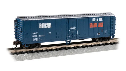 BACHMANN TROPICANA USLX #13063 50FT STEEL REEFER. N SCALE