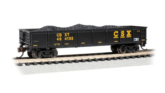 BACHMANN CSX #484155 40FT GONDOLA WITH LOAD. N SCALE