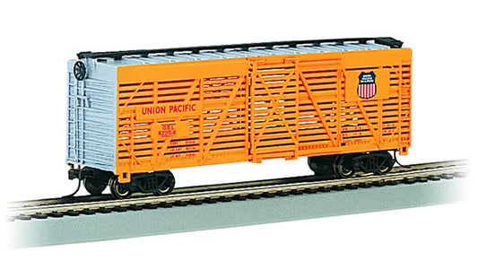 BACHMANN UNION PACIFIC #47754 40FT STOCKCAR. HO SCALE