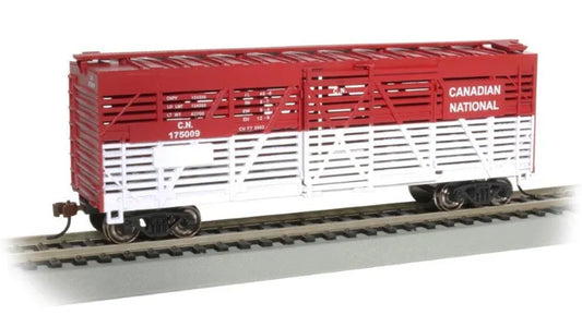 BACHMANN CANADIAN NATIONAL #175009 40FTSTOCK CAR. HO SCALE