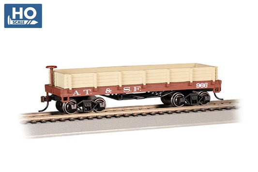 BACHMANN ATCHISON TOPEKA & SANTA FE #966OLD TIME GONDOLA. HO SCALE