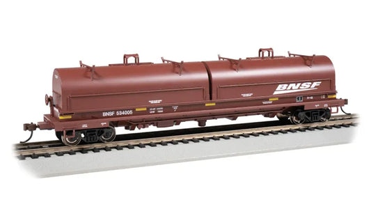 BACHMANN BNSF #534005 55FT STEEL COIL CAR, W/LOAD, HO SCALE