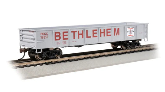 BACHMANN BETHLEHEM STEEL #46631 40FT GONDOLA. HO SCALE