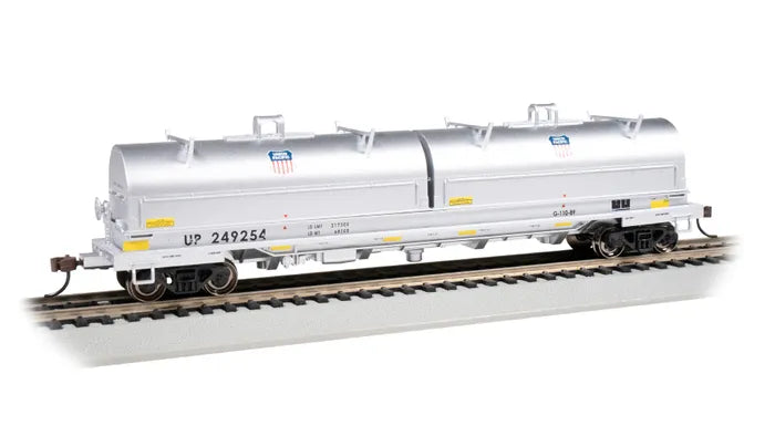 BACHMANN UNION PACIFIC #249254 55FT STEEL COIL CAR W/LOAD, HO SCALE