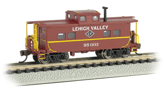 BACHMANN LEHIGH VALLEY #95002 NE STYLE STEEL CUPOLA CABOOSE. N SCALE