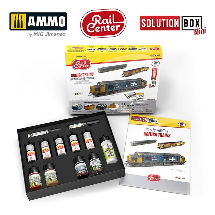 Ammo Paint, RAIL SOLUTION BOX MINI #03 BRITISH TRAINS