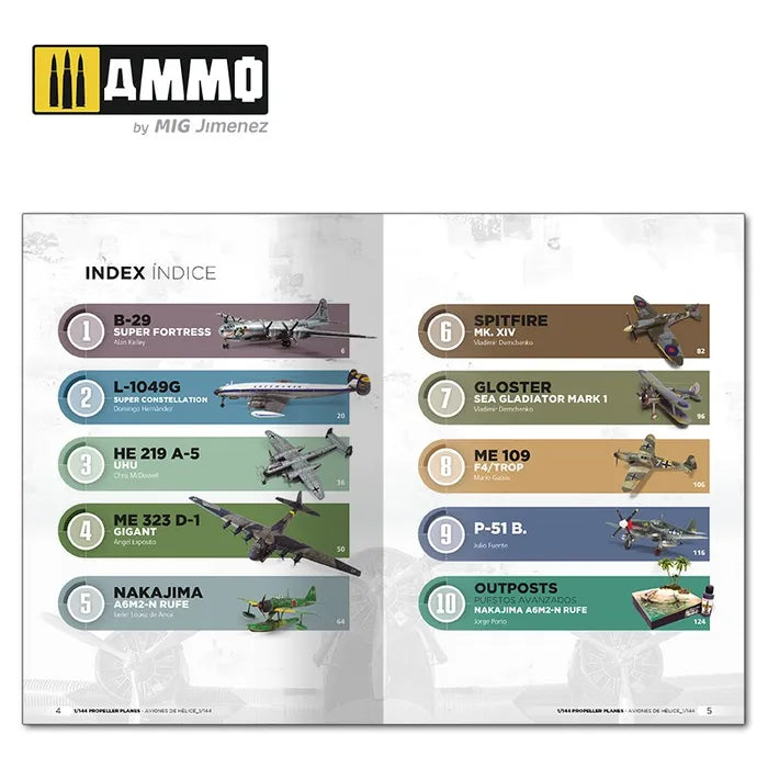 Ammo Paint, Propeller Planes 1/144 Vol.1 Multilingüal