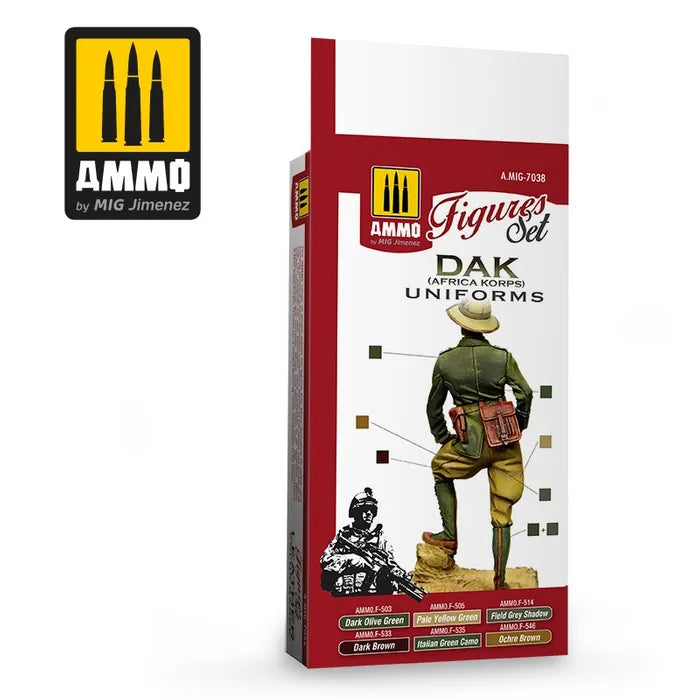 Ammo Paint, DAK Uniforms (Africa Korps)Figures Set