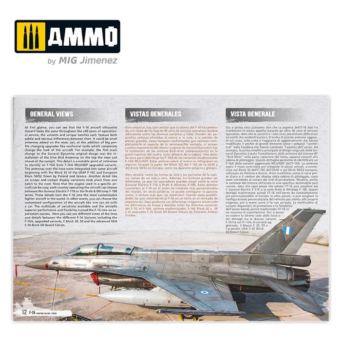 Ammo Paint, F-16 Fighting Falcon / VIPER. Visual Modelers Guide